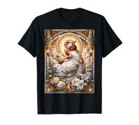 Poule Poule Coq Coquette Catholique Sacrée Vintage Kitsch T-Shirt
