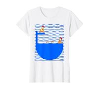 Poule Poulets Rigolotes Poulailler Natation Plongée Plongeon T-Shirt Graphique avec Valeur