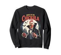 Poule Vampire Poule Poule Halloween Sweatshirt