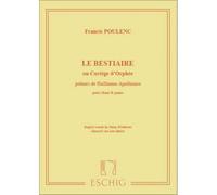Poulenc F. - Le Bestiaire - Chant et Piano