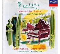 Poulenc, F. – Music for 2 Piano/Sonata Violin/Elegie