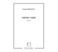POULENC F. - THEME VARIE - PIANO