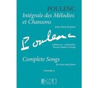 Poulenc Francis - Integrale Des Melodies Et Chansons Vol.2 (Publiees Par Dse) - Voix/Piano G