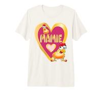 Poules Poulets Grand-MÈRE Mamie T-Shirt Haut de Gamme