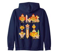 Poules Poulets RENTRÉE Scolaire ÉLÈVE DE Primaire ÉCOLE Sweat à Capuche