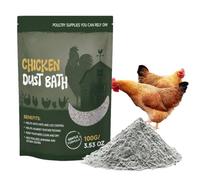 Poules Sable de bain pour le bain de poussière - Poudre d'entretien longue | Sable de bain de poussière pour poules pour une utilisation dans la maison et la cour, pour les oiseaux, les coqs