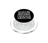 Poulet Alfredo Apparel | Superbe Design Amusant de Salade César PopSockets PopGrip pour MagSafe