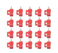Poulet Drinker Voleur Waterer Brinking Méllon de 20pcs Dispensateur d'eau Automatique résistant à la Corrosion Durable pour Les Accessoires en Plastique de la Ferme de Canard de
