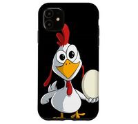 Poulet drôle avec Un œuf Coque pour iPhone 11