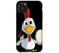 Poulet drôle avec Un œuf Coque pour iPhone 11 Pro Max