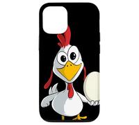 Poulet drôle avec Un œuf Coque pour iPhone 12/12 Pro