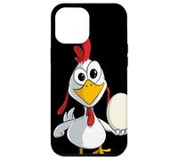 Poulet drôle avec Un œuf Coque pour iPhone 12 Pro Max