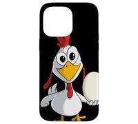 Poulet drôle avec Un œuf Coque pour iPhone 14 Pro Max