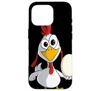Poulet drôle avec Un œuf Coque pour iPhone 16 Pro