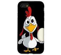 Poulet drôle avec Un œuf Coque pour iPhone SE (2020) / 7/8