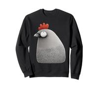 Poulet Drôle avec Yeux Révoltés Sweatshirt