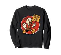 Poulet drôle Rien à Voir Ici Dessin Cartoon Sweatshirt