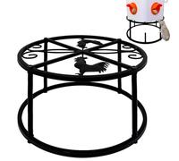 Poulet Feeder Waterer Stand - Rack de Support en métal Durable, Cadre Anti-Rust, Conception Base surélevée, Construction résistante aux intempéries | Porte-Seau volaille pour la Ferme coopéra