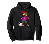 Poulet Footballeur Sweat à Capuche