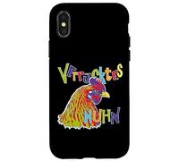 Poulet Fou Coque pour iPhone X/XS