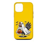 Poulet frissonnant Halloween fantôme Coq Tour ou friandise Coque pour iPhone 12/12 Pro