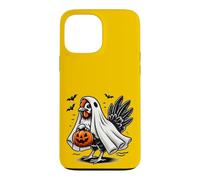 Poulet frissonnant Halloween fantôme Coq Tour ou friandise Coque pour iPhone 13 Pro Max