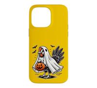Poulet frissonnant Halloween fantôme Coq Tour ou friandise Coque pour iPhone 14 Pro Max