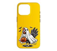 Poulet frissonnant Halloween fantôme Coq Tour ou friandise Coque pour iPhone 16 Pro