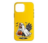 Poulet frissonnant Halloween fantôme Coq Tour ou friandise Coque pour iPhone 16 Pro Max