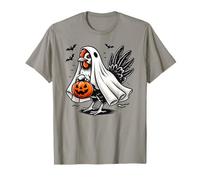 Poulet frissonnant Halloween fantôme Coq Tour ou friandise T-Shirt