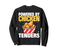 Poulet Frit alimenté par des tenders de Poulet Ailes de Poulet Amusantes Sweatshirt