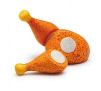 Poulet grillé en bois à couper