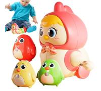 Poulet jouet, jouets de poulet pour enfants - Jouets oscillants à charge magnétique | Jouet de saut de poulet, petit jouet d'horlogerie, chaussettes de Pâques pour sacs cadeaux pour bamb