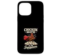 Poulet Math Too Many Chickens Backyard Volaille Humour Flock Coque pour iPhone 13 Pro Max