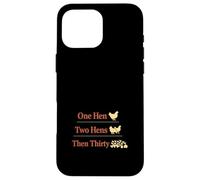 Poulet Math Too Many Chickens Backyard Volaille Humour Flock Coque pour iPhone 16 Pro Max