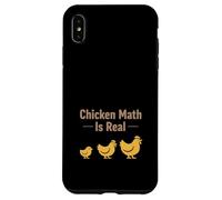 Poulet Math Too Many Chickens Backyard Volaille Humour Flock Coque pour iPhone XS Max