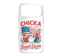 Poulet Patriotique Chicka Boom Boom Funny du 4 Juillet Coque pour iPhone 17 Pro Max