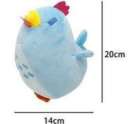 Poulet Peluche Stardew Valley FONGWAN PP Jouets Danimaux en Coton pour Enfants Cadeau Surprise - Bleu Bleu G