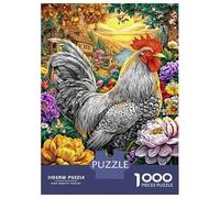 Poulet Puzzle 1000 Pièces, Difficile Puzzles pour Adults Enfant, Jeu De Défi Intellectuel 52x38cm/1000pcs