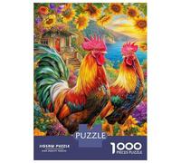 Poulet Puzzle 1000 Pièces, Puzzles Difficiles, Adaptés Aux Adultes Et Aux Enfants, Jeu De Défi Intellectuel 70x50cm/1000pcs