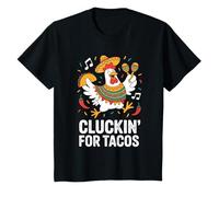 Poulet Taco Mexicain Nourriture Amusant T-Shirt