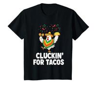 Poulet Taco Mexicain Nourriture Amusant T-Shirt