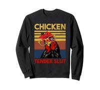 Poulet Tendre salope drôle Poulet Dame Savoureux Frit rétro Sweatshirt
