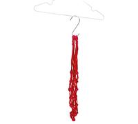 Poulet Toys for Coop, Hanging Chicken Feeder Poulet Feeder Adoleur Fruit Support Cabbage de Poulet Treat d'alimentation Treat d'alimentation avec Hook Chicken Vegetable String Sac pour Poule (Rouge)