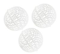 Poulets à cage à billes - Cage à billes sphériques pour poulets - Cage de sécurité sphérique pour animaux de compagnie 3 pièces - Cage à billes pour hamster et poulet en forme de boule, rouge S