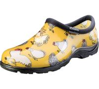 Poulets Jonquille Jaune Imprimé Femmes Sloggers Sabots Étanche Jardin Chaussures