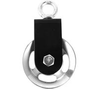 poulie 88mm avec étrier de maintien en U | Poulie de renvoi | Poulie pour câble métallique [pivotant à 360°] pour appareils de fitness | Palier universel Poulie Pour Gym, Cable Machine | Poulie avec r
