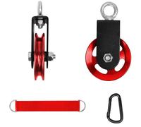 Poulie À Câble Roue De Traction Rotative À 360 Degrés Lisse Et Détachable Pour Systèmes De Gymnastique Fixation Bloc De Levage Roue De Fitness