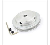 Poulie à Courroie 100 Dents 2GT poulie 100 Dents, alésage 6-25 mm, l = 6/10 mm, 2GT Courroie synchrone 100 Dents 100 Dents GT2 poulie imprimante 3D Durable et virtuellement