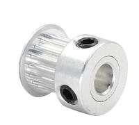 Poulie à courroie 17 dents en forme de K, pas 2 mm, jantes alliage, alésage 4/5/6, largeur 6/10, distribution for imprimantes 3D, 1/2/5 pièces(4 mm,2pcs/11 mm)